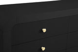 Artisto Contemporary Dresser with Rich Ash Veneer Finish and Versatile Handle Options for Storage