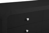 Artisto Contemporary Dresser with Rich Ash Veneer Finish and Versatile Handle Options for Storage