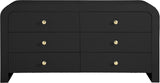 Artisto Contemporary Dresser with Rich Ash Veneer Finish and Versatile Handle Options for Storage