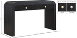 Artisto Contemporary Console Table with Elegant Ash Veneer Finish and Versatile Handle Options