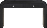 Artisto Contemporary Console Table with Elegant Ash Veneer Finish and Versatile Handle Options