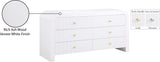 Artisto Contemporary Dresser with Rich Ash Veneer Finish and Versatile Handle Options for Storage