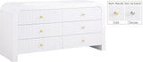 Artisto Contemporary Dresser with Rich Ash Veneer Finish and Versatile Handle Options for Storage