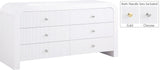 Artisto Contemporary Dresser with Rich Ash Veneer Finish and Versatile Handle Options for Storage