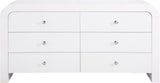 Artisto Contemporary Dresser with Rich Ash Veneer Finish and Versatile Handle Options for Storage