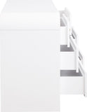 Artisto Contemporary Dresser with Rich Ash Veneer Finish and Versatile Handle Options for Storage