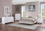 Artisto Ash Veneer Contemporary Mirror - Elegant Curved Design for Stylish Home Organization