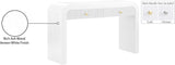 Artisto Contemporary Console Table with Elegant Ash Veneer Finish and Versatile Handle Options