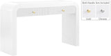 Artisto Contemporary Console Table with Elegant Ash Veneer Finish and Versatile Handle Options