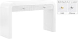 Artisto Contemporary Console Table with Elegant Ash Veneer Finish and Versatile Handle Options