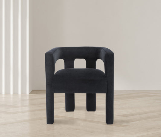 Athena Velvet Dining Chair - Modern Elegance with Soft Boucle Fabric for Stylish Dining Experiences
