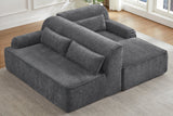 ZELAR 102" Chenille Right Chaise Sofa
