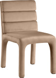 Kai Dining Chair Set of 2 - Luxurious Velvet Upholstery with Channel Tufting for Ultimate Comfort