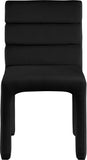 Kai Dining Chair Set of 2 - Luxurious Velvet Upholstery with Channel Tufting for Ultimate Comfort