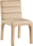 Kai Dining Chair Set of 2 - Luxurious Velvet Upholstery with Channel Tufting for Ultimate Comfort