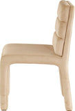 Kai Dining Chair Set of 2 - Luxurious Velvet Upholstery with Channel Tufting for Ultimate Comfort
