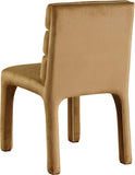 Kai Dining Chair Set of 2 - Luxurious Velvet Upholstery with Channel Tufting for Ultimate Comfort