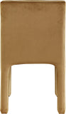 Kai Dining Chair Set of 2 - Luxurious Velvet Upholstery with Channel Tufting for Ultimate Comfort