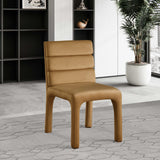 Kai Dining Chair Set of 2 - Luxurious Velvet Upholstery with Channel Tufting for Ultimate Comfort