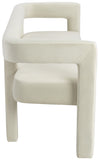 Athena Velvet Contemporary Bench - Luxurious Seating Solution for Modern Living Spaces, 66.5" Wide