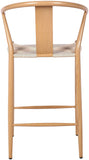 Beck Mid Century Modern Stool Set - Stylish Textured Seats with Sleek Black Metal Legs for Any Room