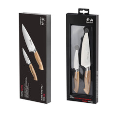 OLIV Series 2-Piece Starter Knife Set, Forged Swedish 14C28N Steel, 501660