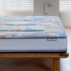 MAXYOYO Padded Japanese Floor Mattress,  Floral Printed Futon Mattress Folding Sleeping Pad