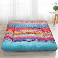 MAXYOYO Floor Mattress, Japanese Bohemia Style Futon Mattress，Family Outdoor Futon Mattress
