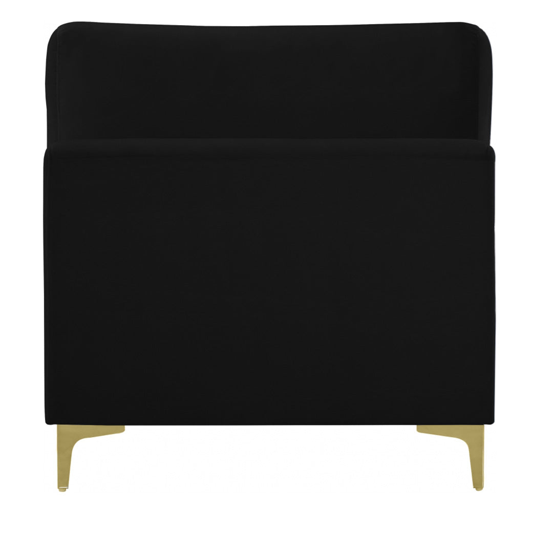 Julia Velvet Modular Armless Chair