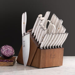 L & L1 Series 23-Piece Classic Knife Block Set, Forged German Steel