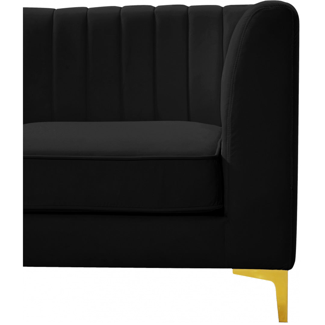 Alina Velvet Modular Corner Chair