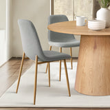 Dwen & Oslo 46" Round Dining Table Set for 4 (5-Piece)