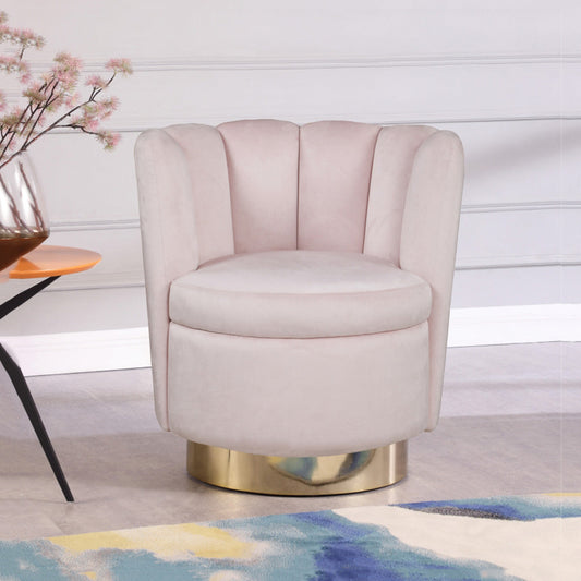 Lily Velvet Swivel Accent Chair