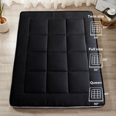 CloudCozy Elite 6" Futon Mattress, Black