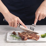 KITA Series 4-Piece Fine Edge Steak Knife Set, High Carbon X-7 Damascus Steel, 501509