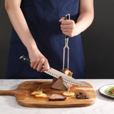 ALPS Series 2-Piece Carving Set with Sheath, Forged German Steel, Black, 502803