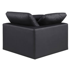 Comfy Faux Leather Corner Chair