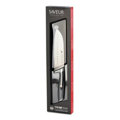 Saveur Selects 7-Inch Santoku Knife, Forged German Steel, 1026214