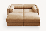 HARMONY 75" Loveseat with 2 Ottomans