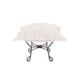 Indoor/Outdoor Puff Scroll Chair Syros Natural