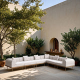 Laguna - 6 Piece 142" Outdoor Patio Modular Sectional