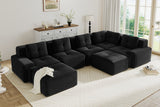 CORDELIA 116" 5-Seater Sectional with 2 Ottomans
