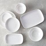 Camp White Rectangular Coupe Platter 11x7"