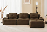 CORDELIA 117" 3-Seater Sofa with 1 Ottoman