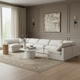 Indulge - Linen 7 Piece Modular U-Shaped Sectional