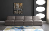 Plush - Modular Armless 4 Seat Sofa