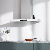 CIARRA Dynamic 90cm Smart Flat Wall Mount Cooker Hood Wifi & Touch Control CBCW9102-OW