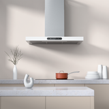 CIARRA Dynamic 90cm Smart Flat Wall Mount Cooker Hood Wifi & Touch Control CBCW9102-OW