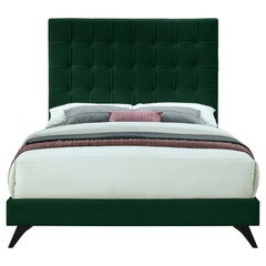 Elly Velvet Queen Bed