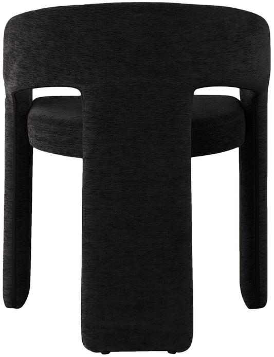 Rendition Fabric Dining Chair - Contemporary Curved Design for Modern Homes and Elegant Spaces